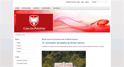 Desktop Screenshot of culturapolonesasp.com.br